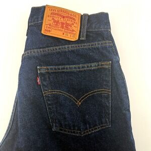 Levi Strauss Co 505 Regular Fit Y2K Mens Jeans W31 L32 Dark Wash Denim